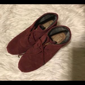 Toms wedges boots